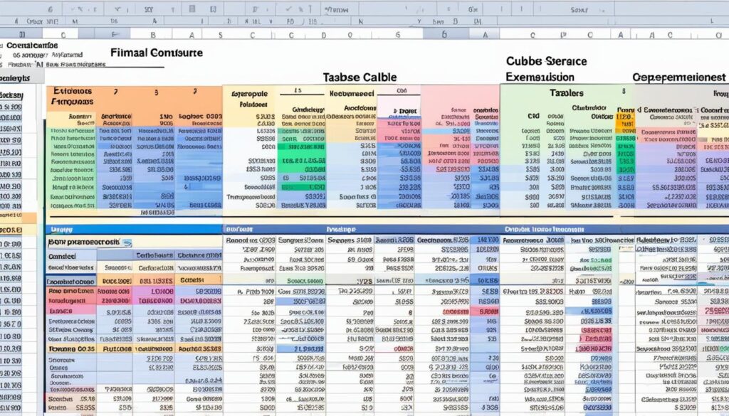 Financial assessment and expense tracking