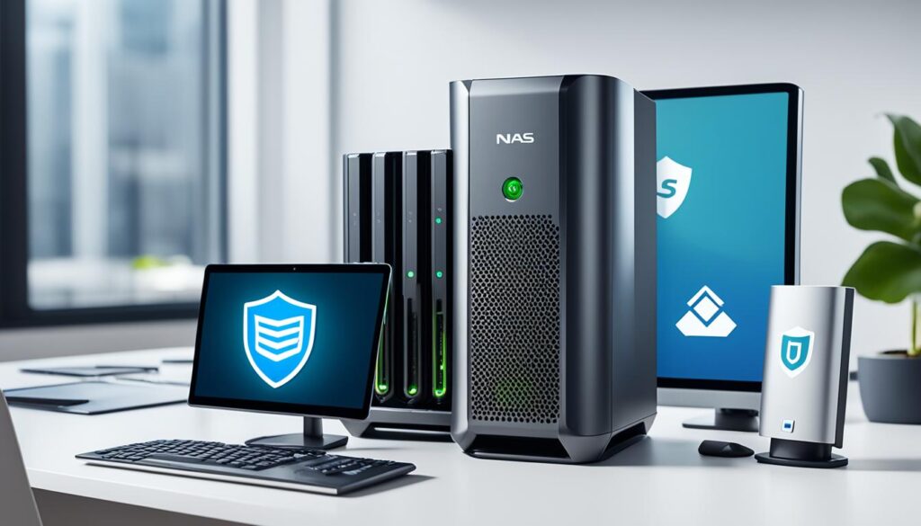 Network-Attached Storage (NAS) for enhanced cybersecurity