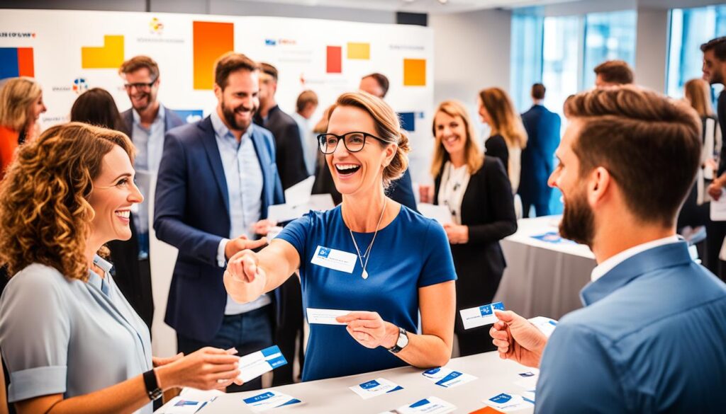 Networking events for company insights